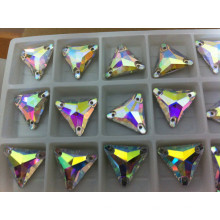 Triangle Ab couleur à coudre pierre perles boutons